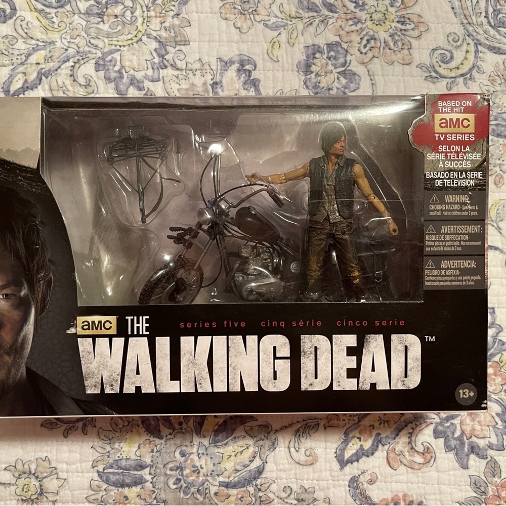 The Walking Dead Action Figure with Motorcycle